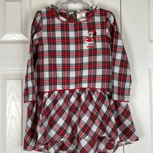 Disney Minnie Mouse holiday Christmas dress toddler girls Size 3
